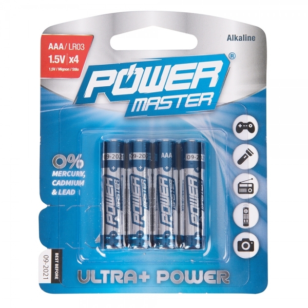 Batterien Typ AAA LR03 4er Pack