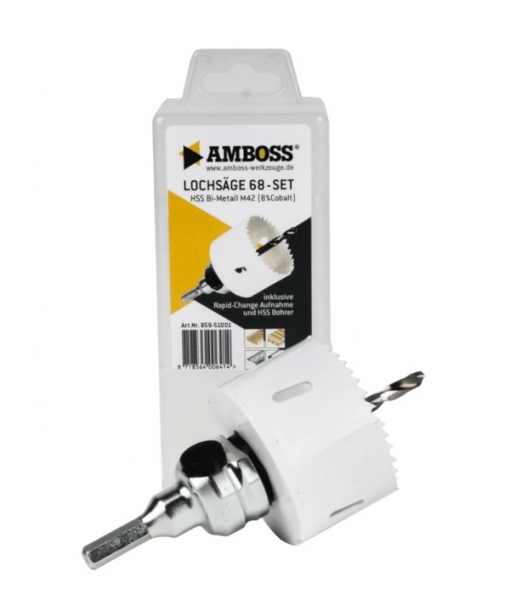 AMBOSS Elektriker-Starterset 68mm inkl. Aufnahme