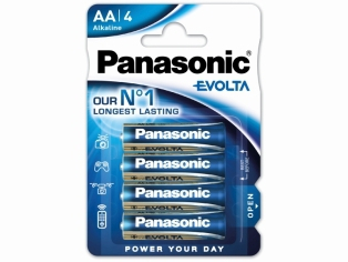 Batterien AA Panasonic Alkaline EVOLTA 4er Pack