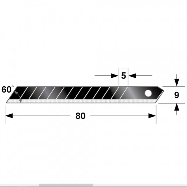 Ersatzklingen 9mm Box Tajima Razar Black 10er Pack