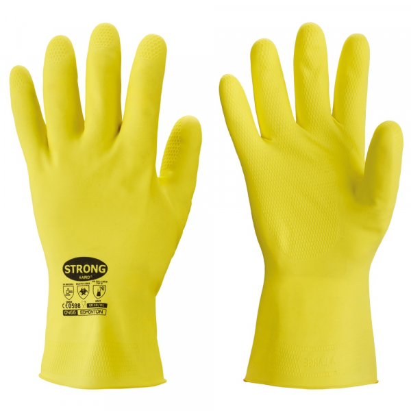 Schutzhandschuhe EDMONTON ISO374, gelb Gr. 10