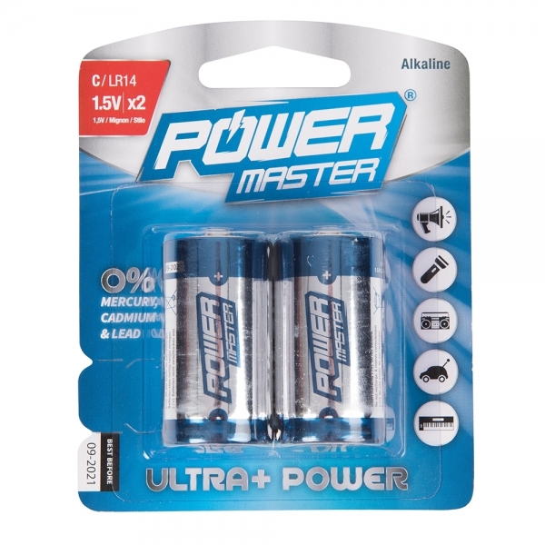 Batterien Typ C LR14 2er Pack