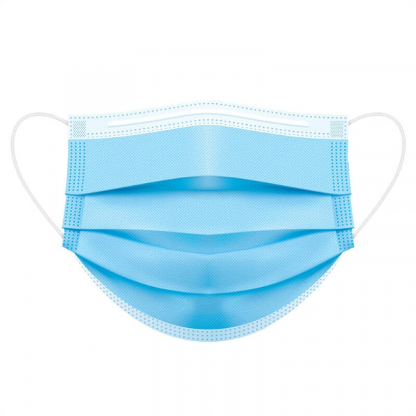 Medizinische Maske m. Nasenbügel 3-lagig 50er Pack