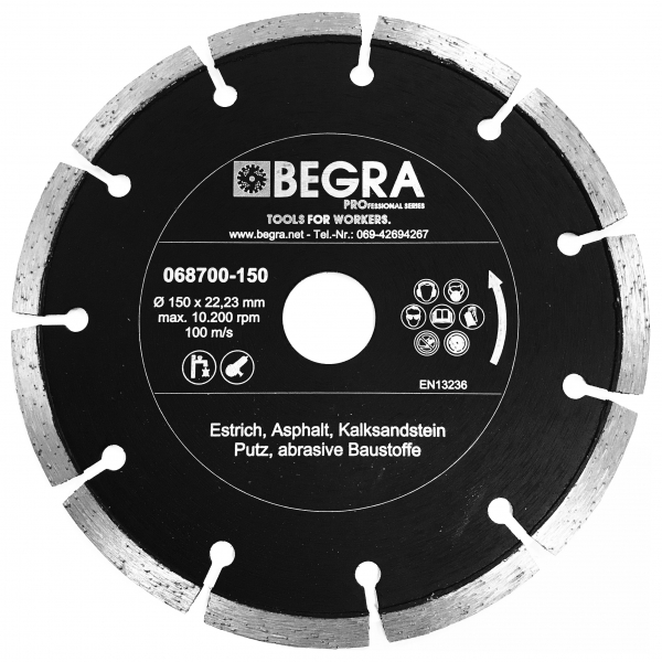 Diamant-Trennscheibe "Abrasive" Ø 150mm / 22,22