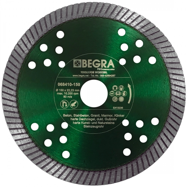 Diamant-Trennscheibe "CleanTurbo" Ø 150mm / 22,22